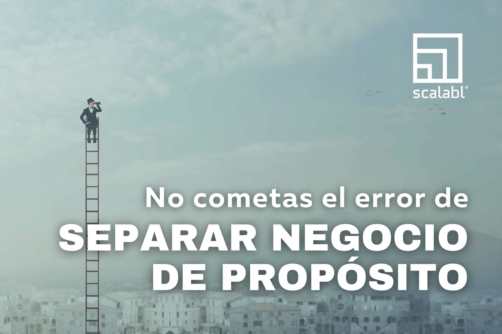 No cometas el error de separar negocio de propósito